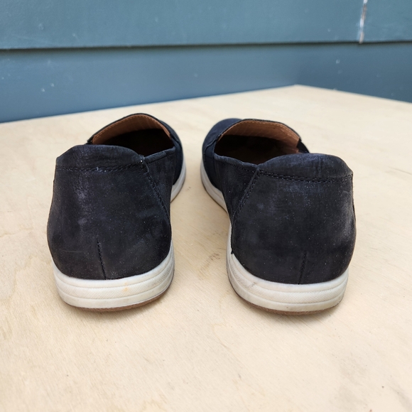 Earth Origins Elin Black Perforated Slip On Comfort Shoe Loafer - Size 9 - Picture 7 of 9